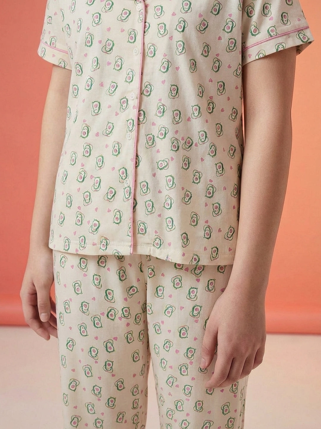 Lil Tomatoes Girls Cotton Night Suits