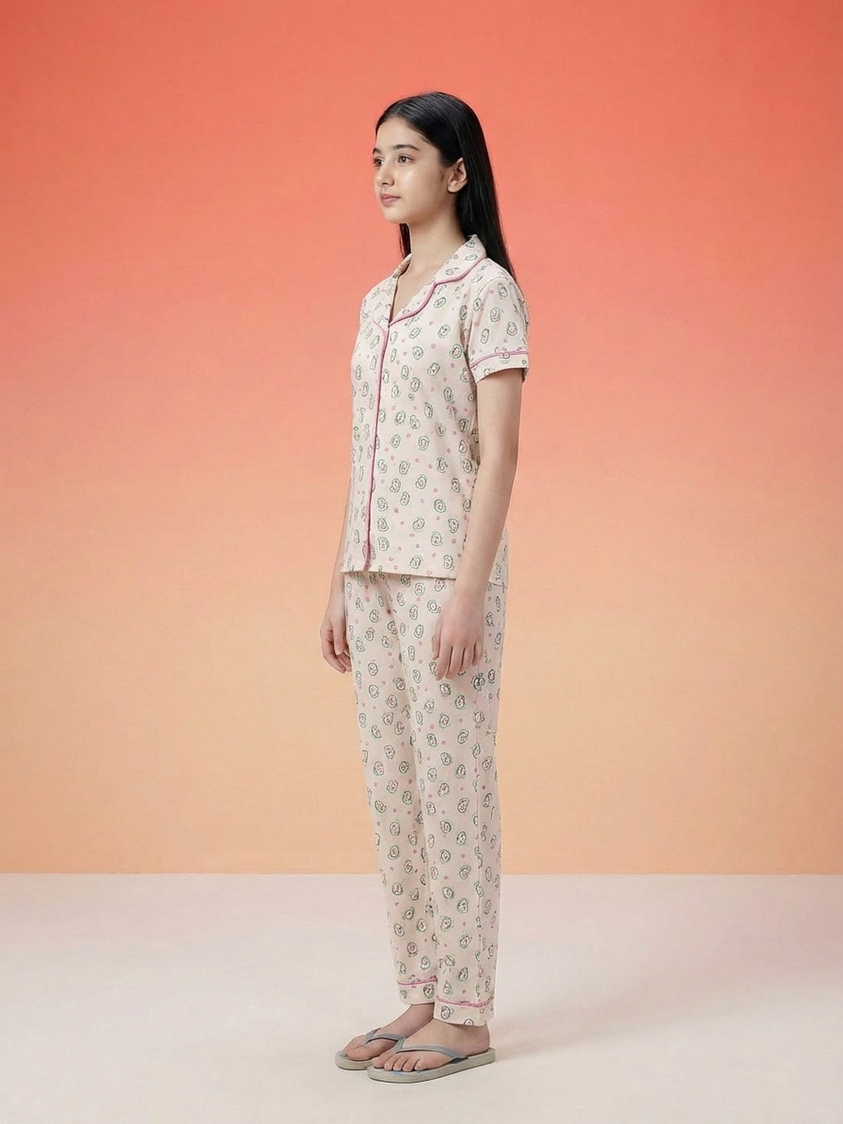 Lil Tomatoes Girls Cotton Night Suits