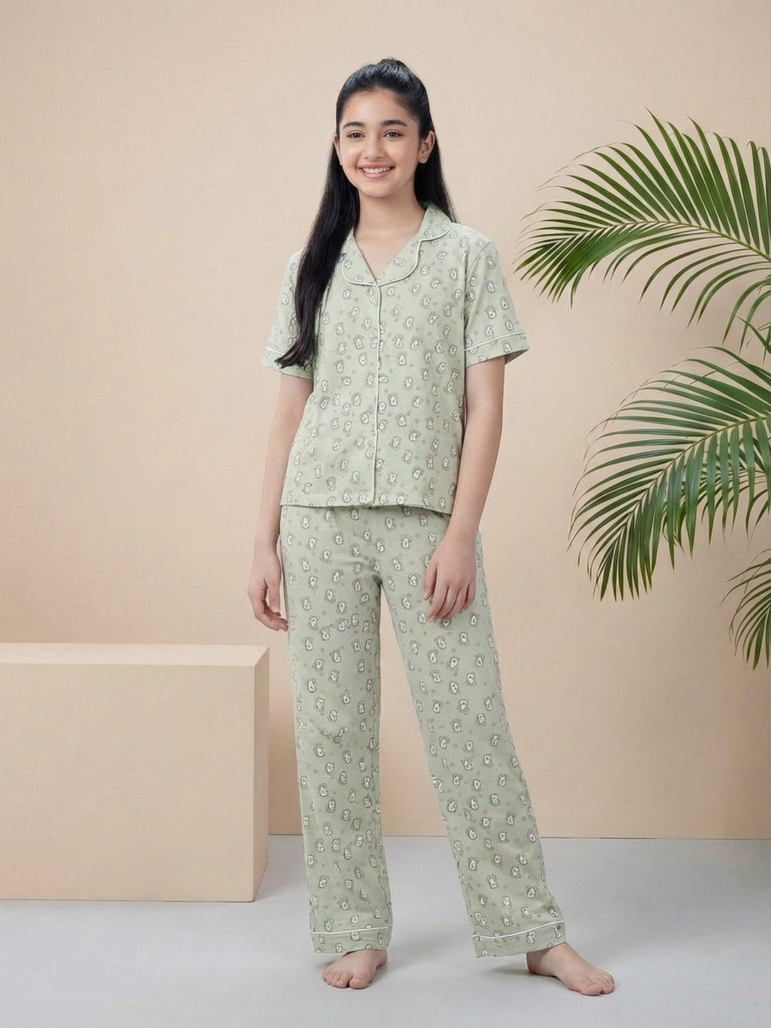 Lil Tomatoes Girls Cotton Night Suits