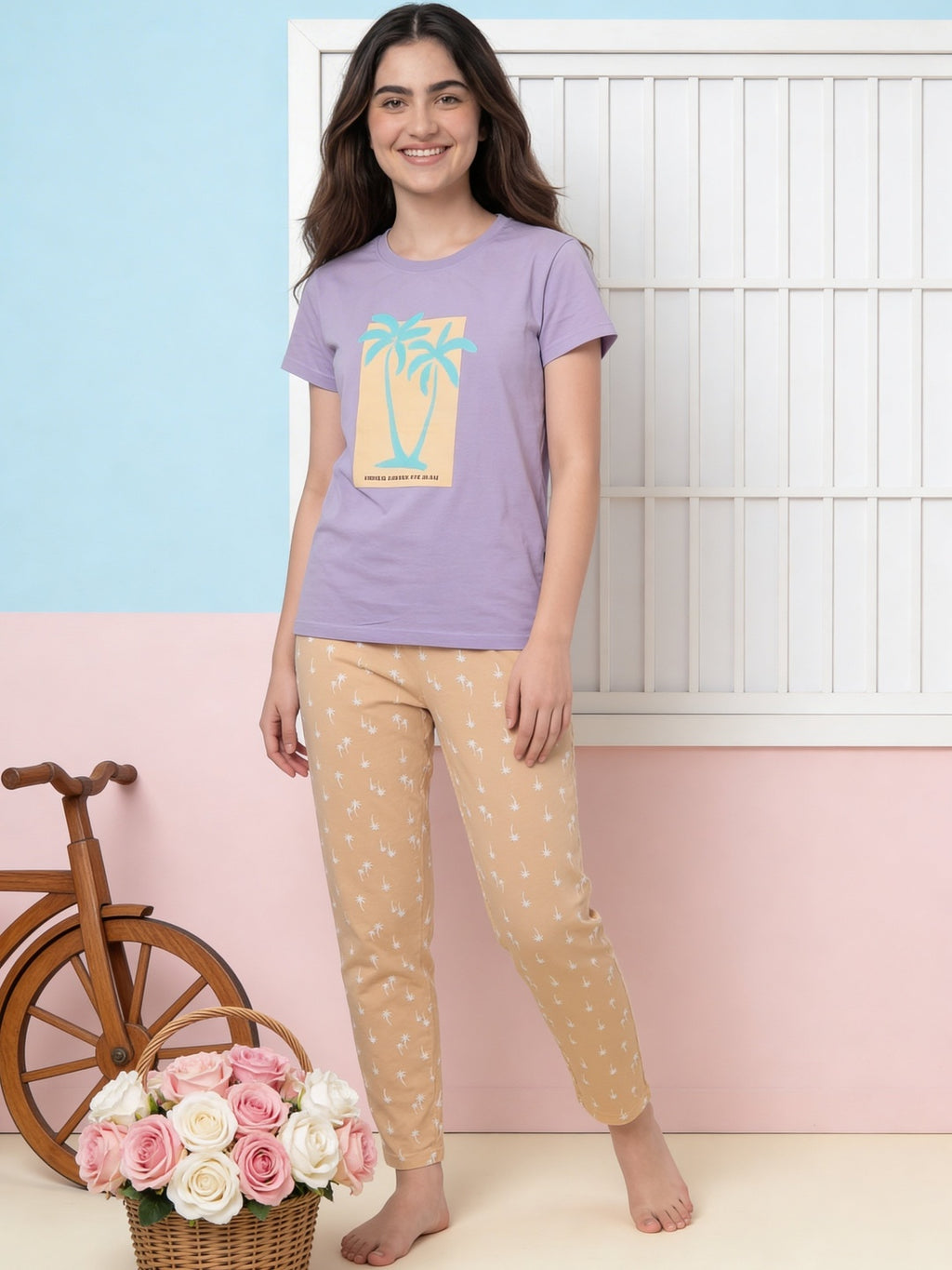 Lil Tomatoes Girls Cotton Night Suits