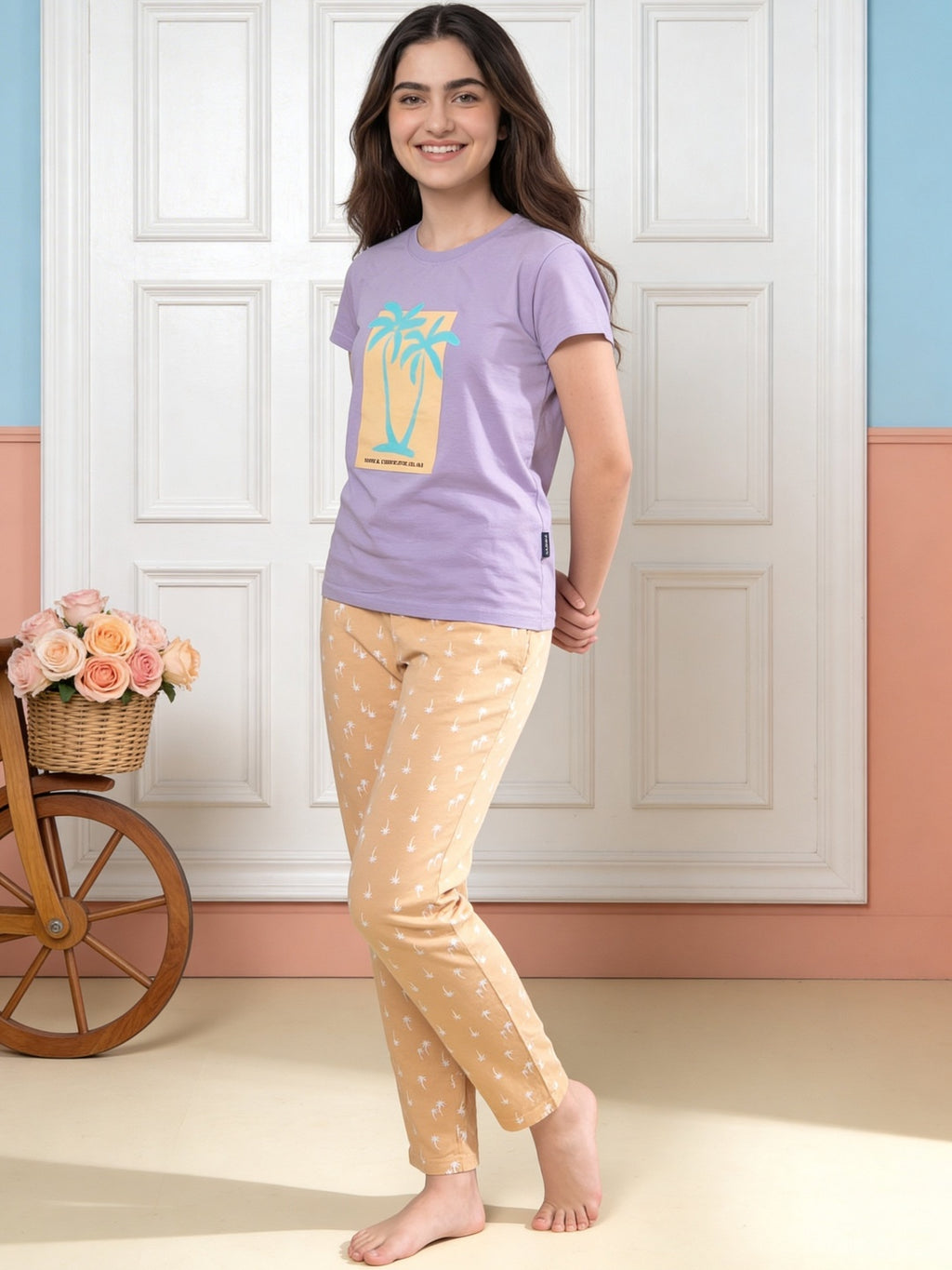 Lil Tomatoes Girls Cotton Night Suits