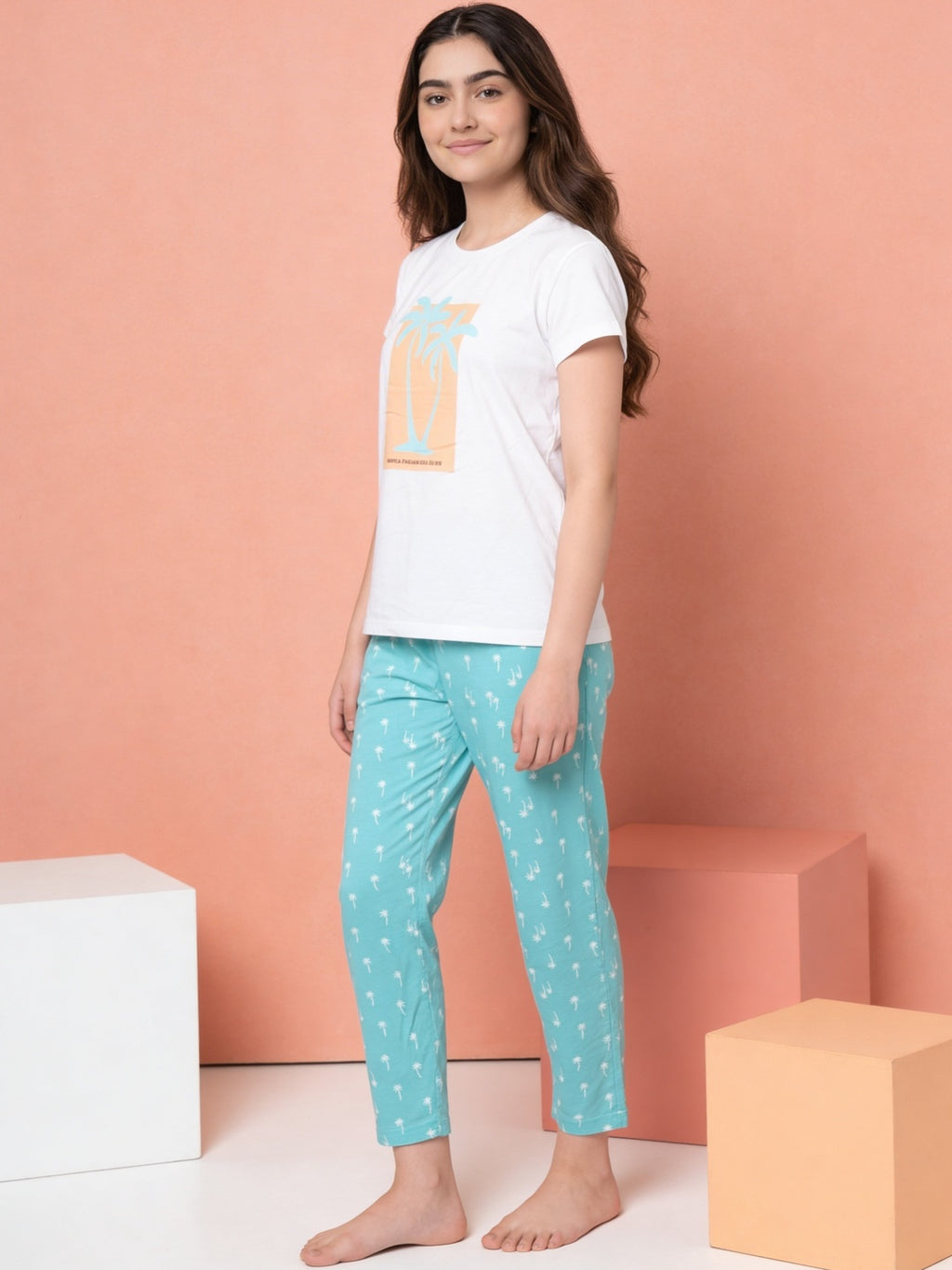 Lil Tomatoes Girls Cotton Night Suits