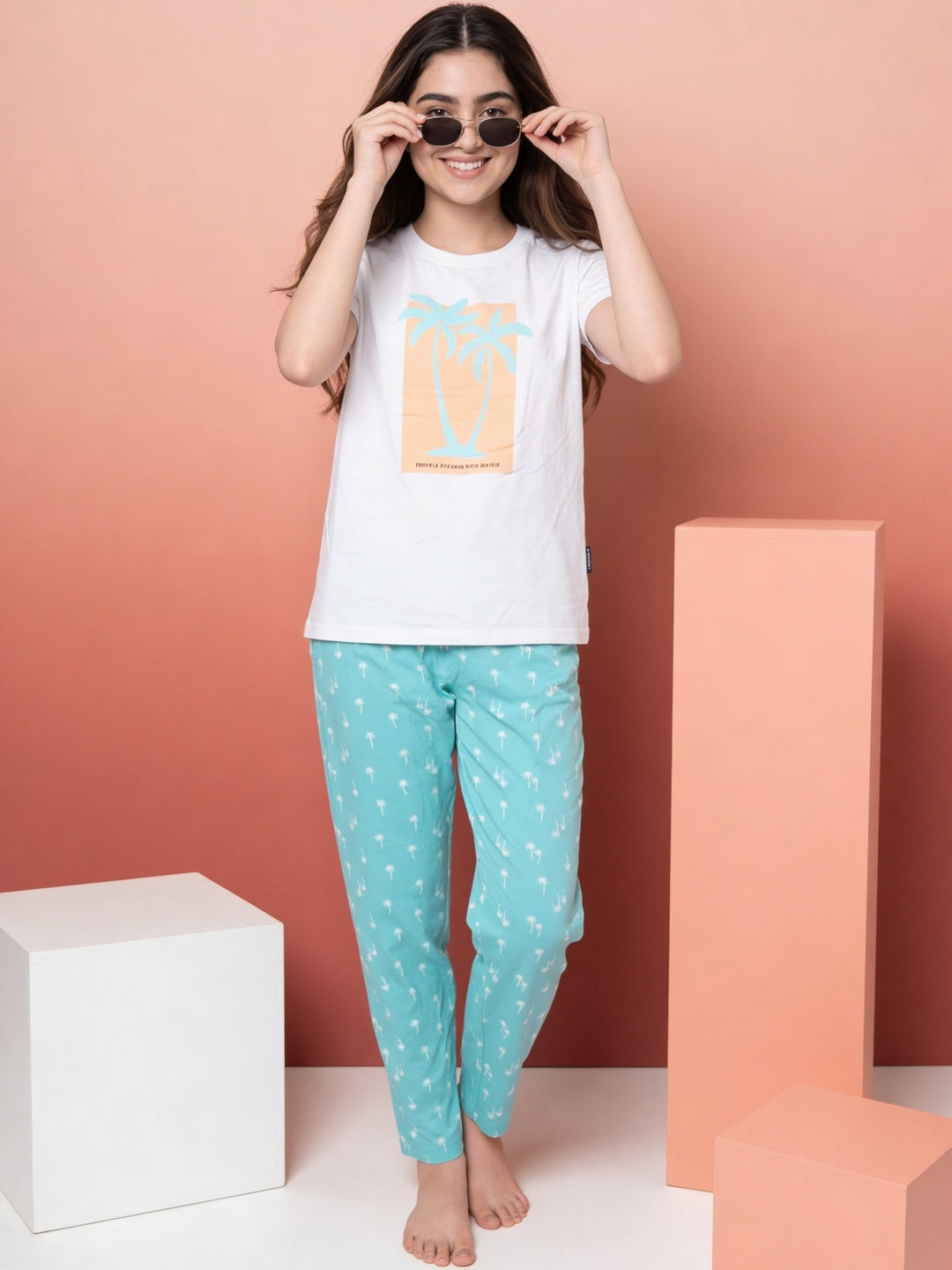 Lil Tomatoes Girls Cotton Night Suits