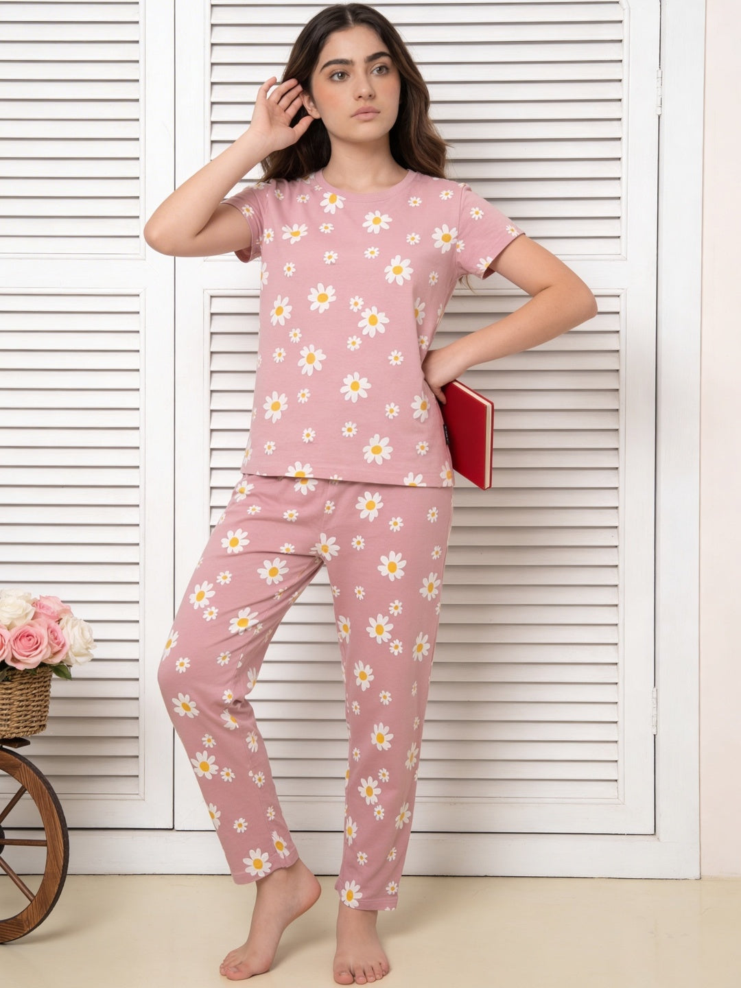 Lil Tomatoes Girls Cotton Night Suits