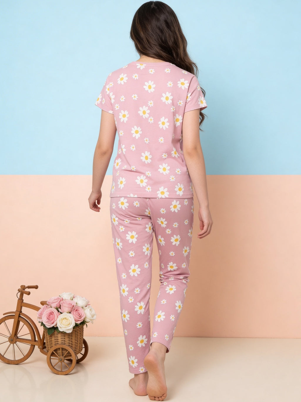 Lil Tomatoes Girls Cotton Night Suits