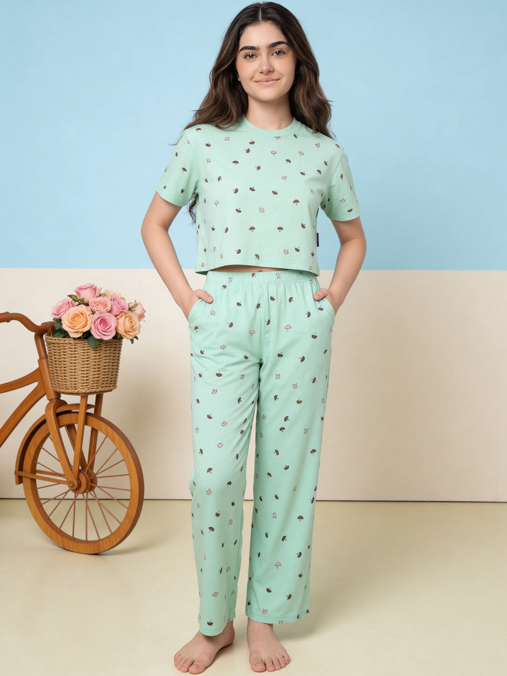 Lil Tomatoes Girls Cotton Night Suits