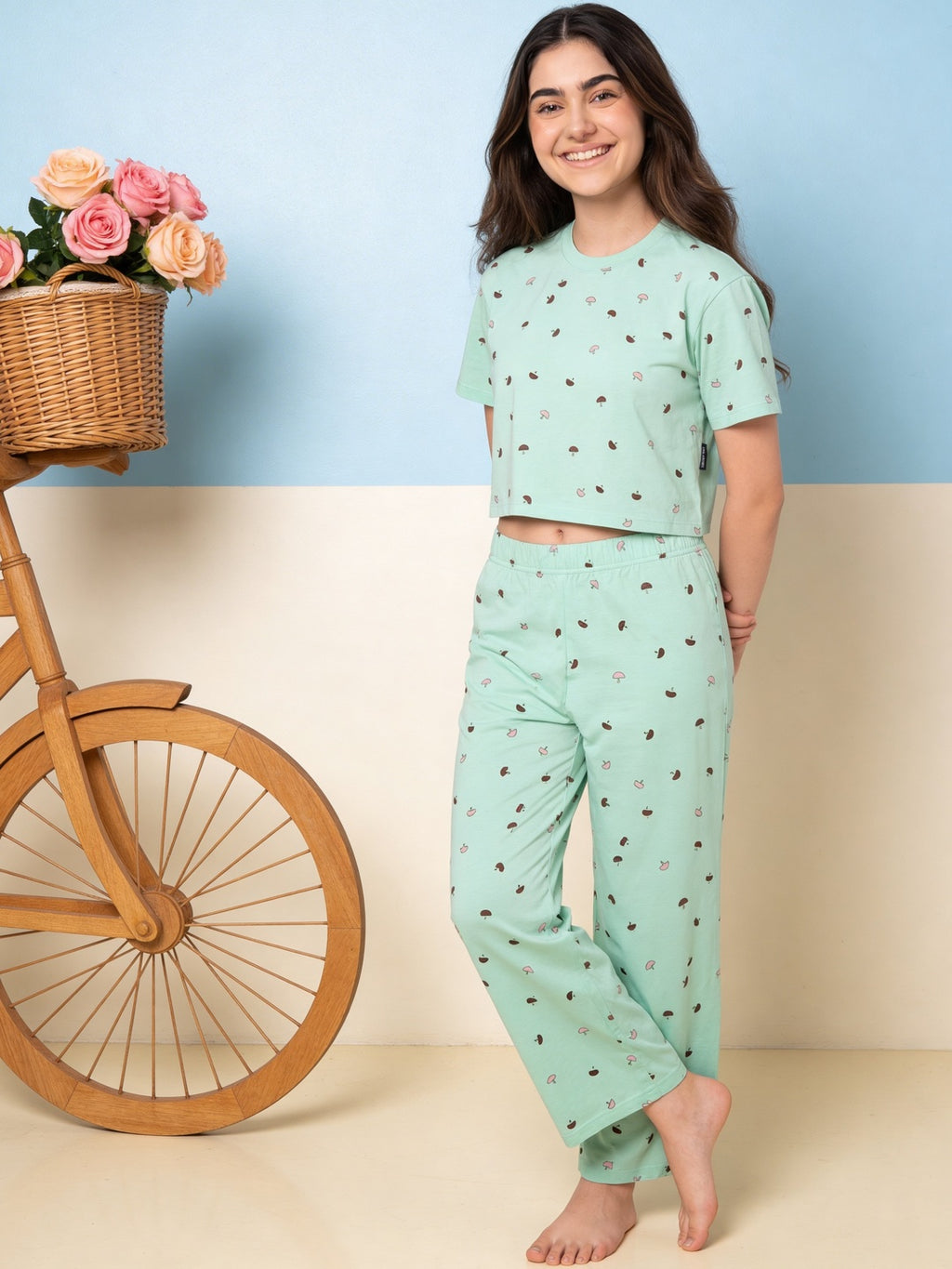 Lil Tomatoes Girls Cotton Night Suits