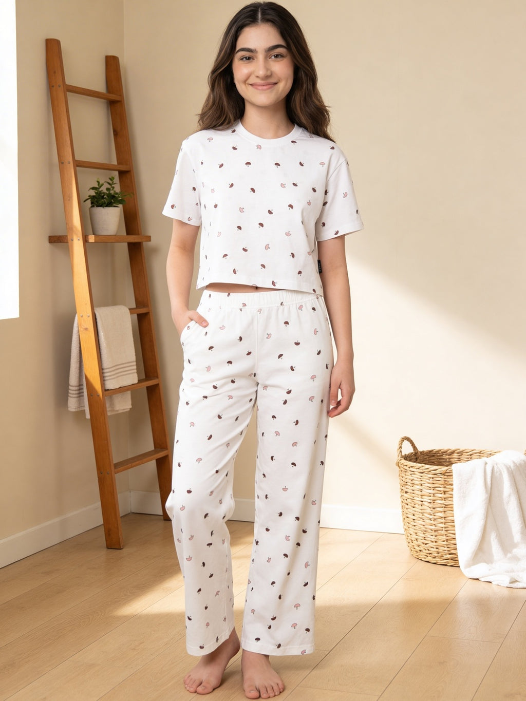 Lil Tomatoes Girls Cotton Night Suits