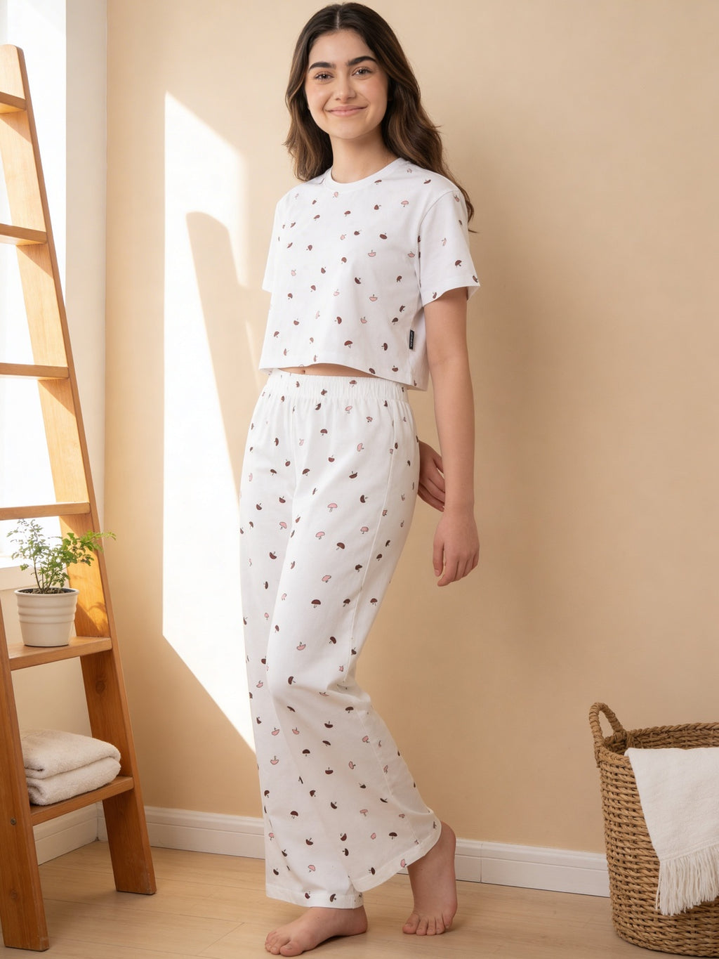 Lil Tomatoes Girls Cotton Night Suits