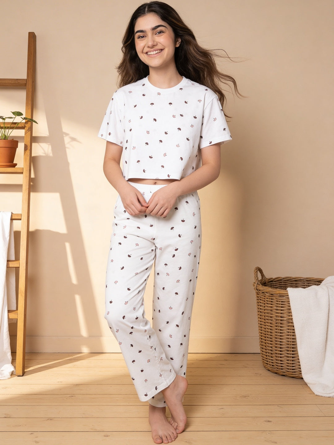 Lil Tomatoes Girls Cotton Night Suits