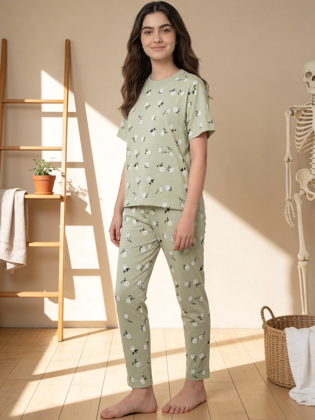 Lil Tomatoes Girls Cotton Night Suits