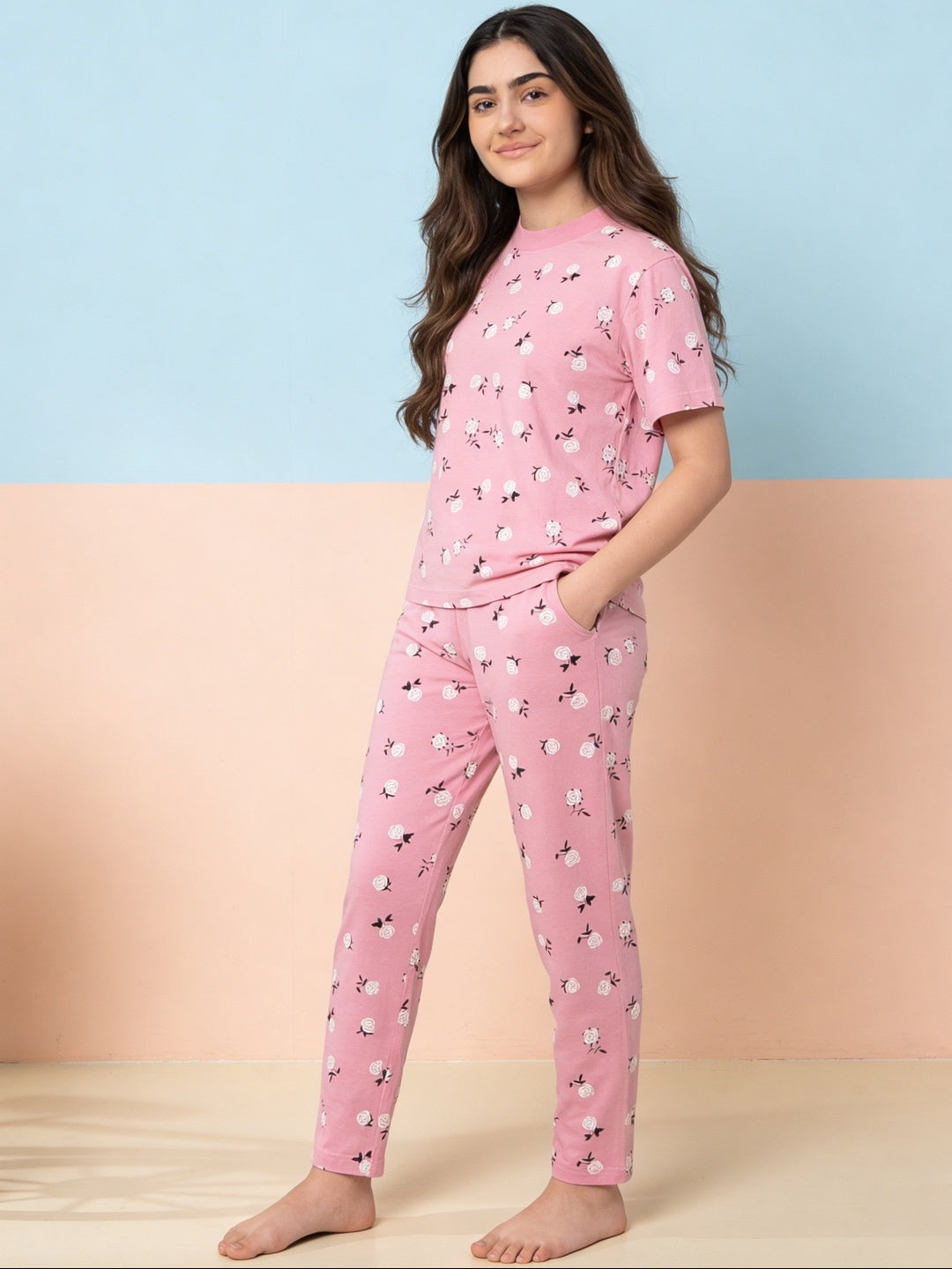 Lil Tomatoes Girls Cotton Night Suits
