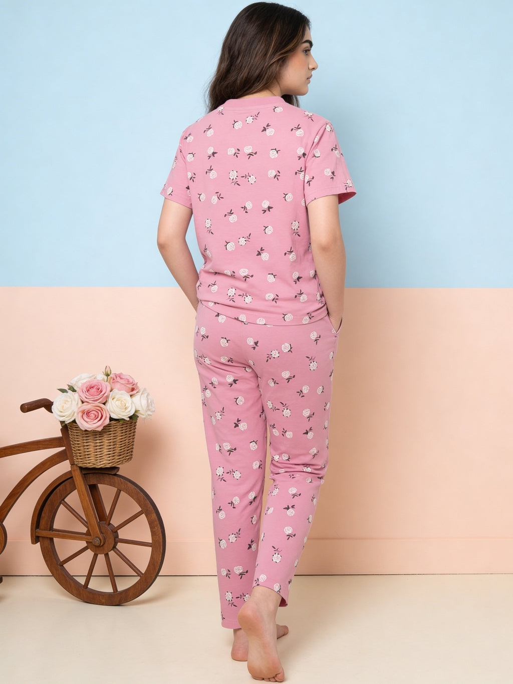 Lil Tomatoes Girls Cotton Night Suits