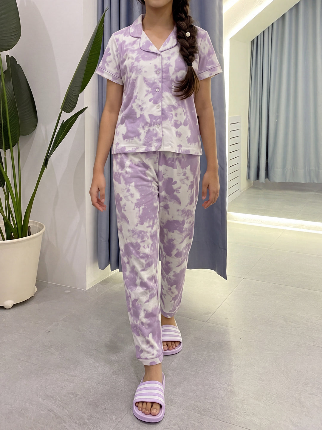 Lil Tomatoes Girls Cotton Night Suits