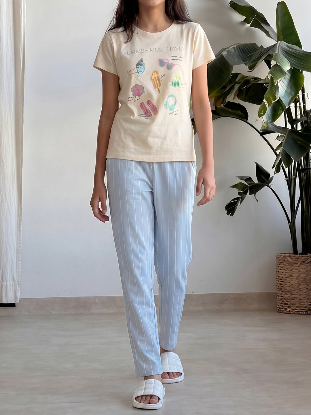 Lil Tomatoes Girls Cotton Night Suits