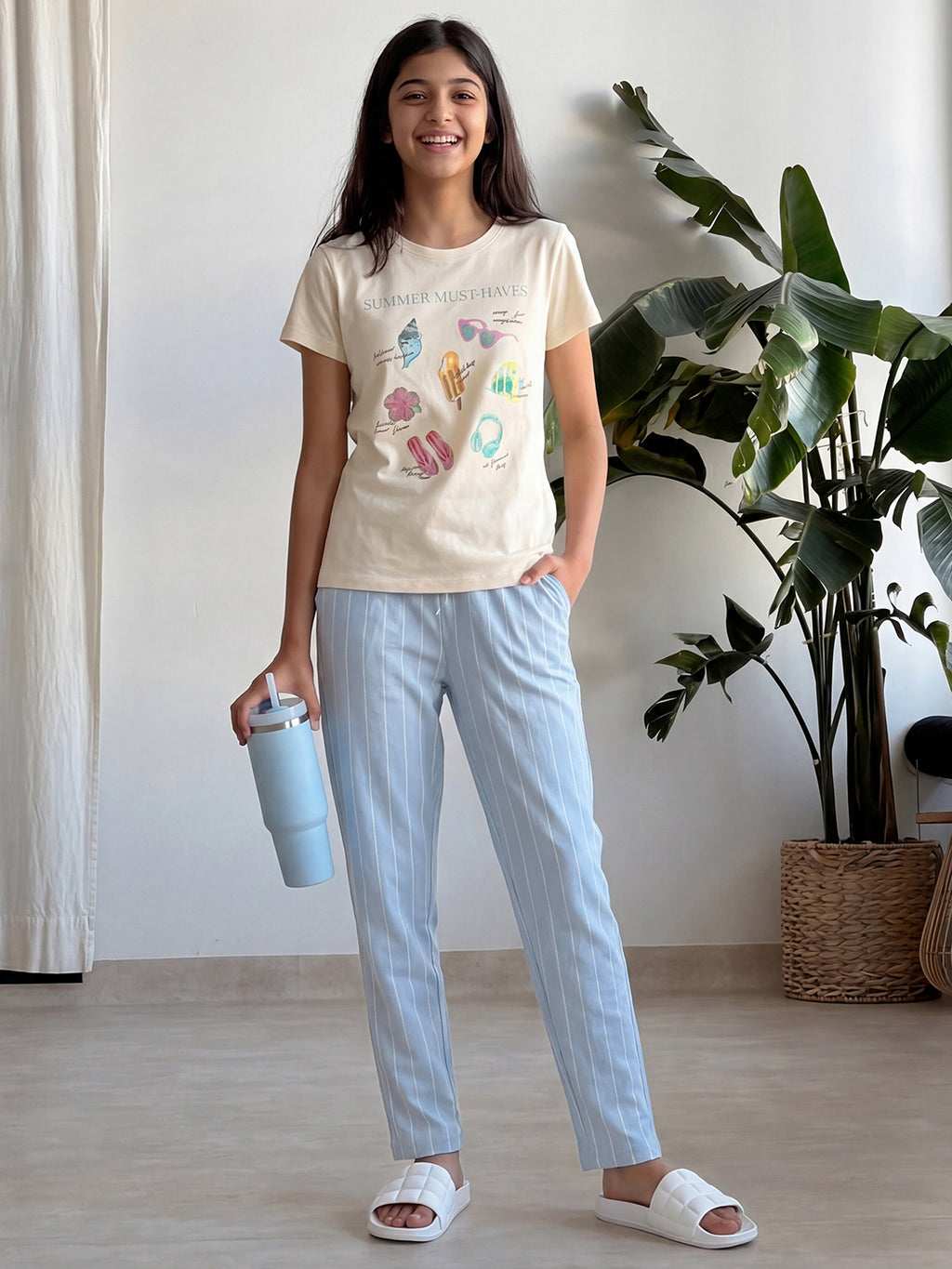Lil Tomatoes Girls Cotton Night Suits