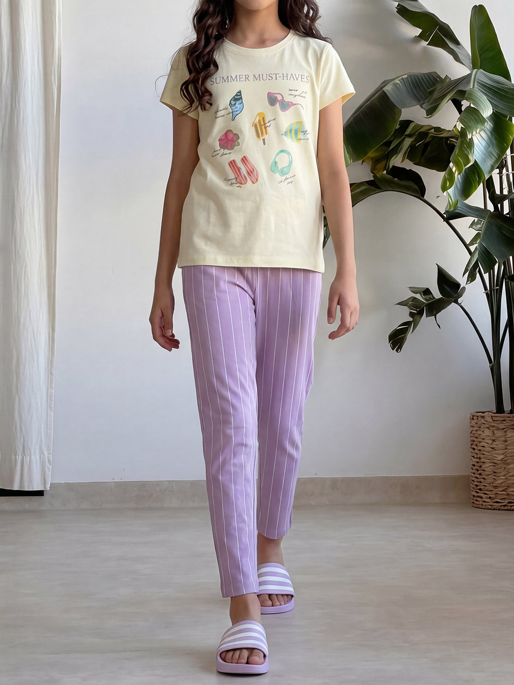 Lil Tomatoes Girls Cotton Night Suits