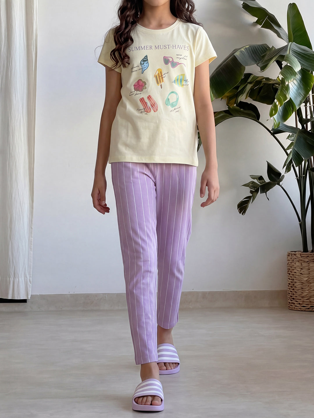 Lil Tomatoes Girls Cotton Night Suits