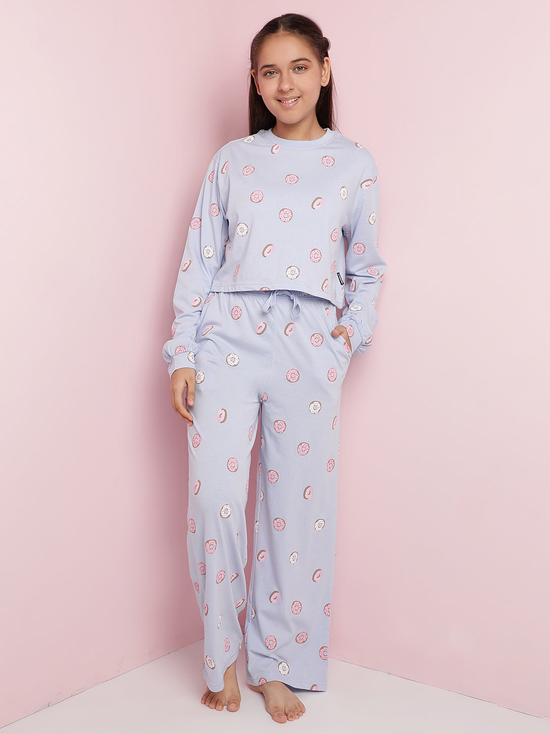 Lil Tomatoes Girls Cotton Night Suits