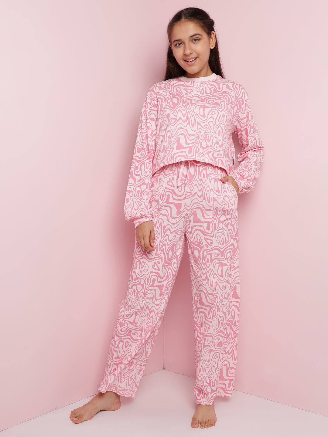 Lil Tomatoes Girls Cotton Night Suits