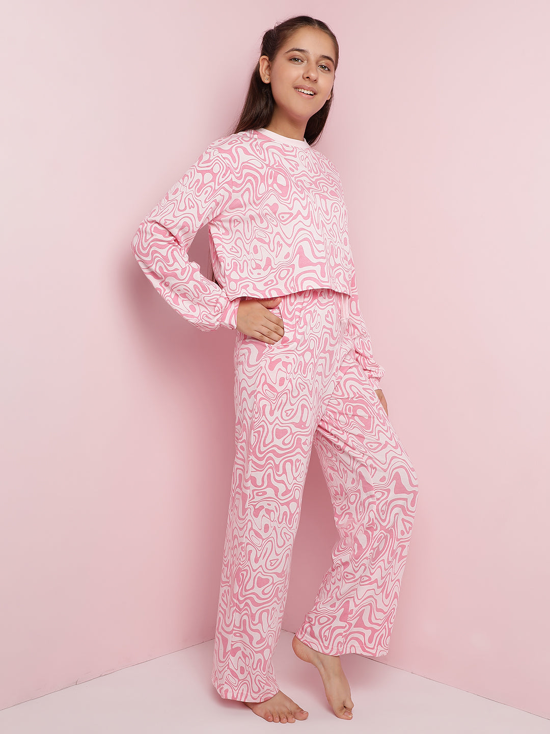 Lil Tomatoes Girls Cotton Night Suits