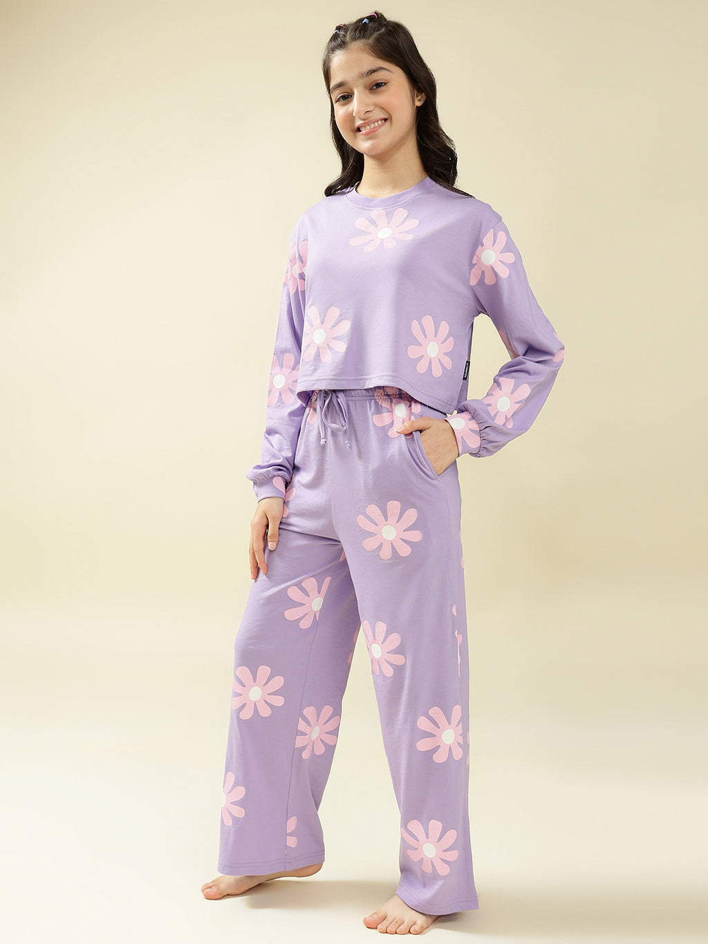 Lil Tomatoes Girls Cotton Night Suits