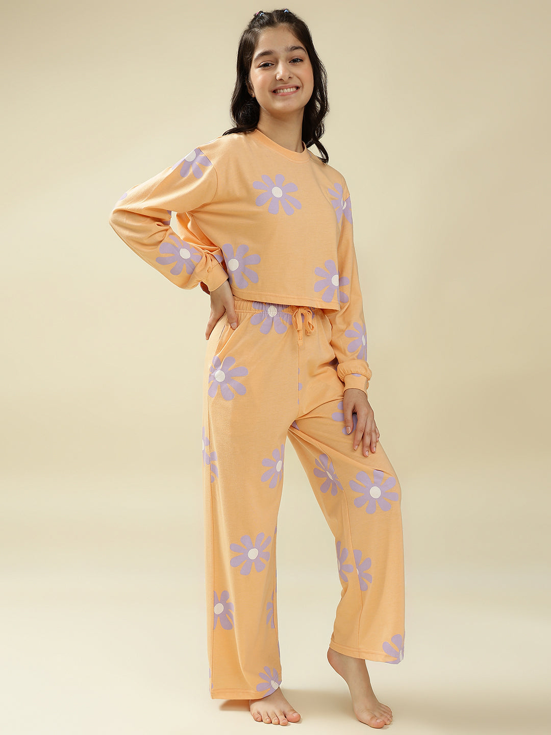 Lil Tomatoes Girls Cotton Night Suits