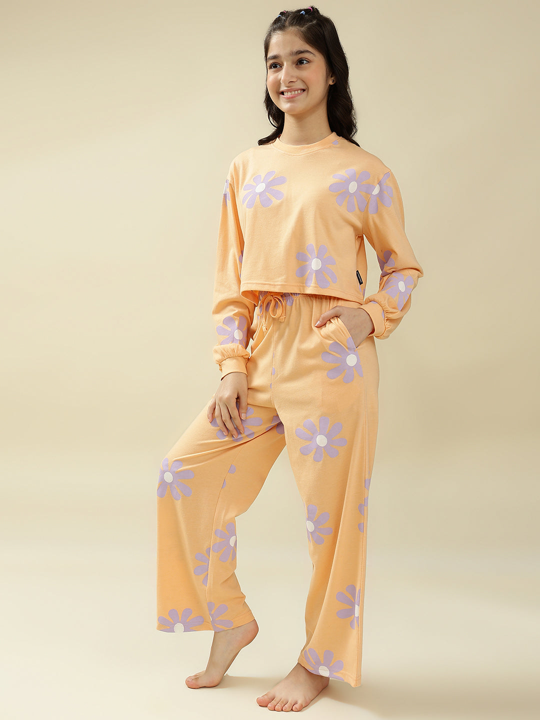 Lil Tomatoes Girls Cotton Night Suits