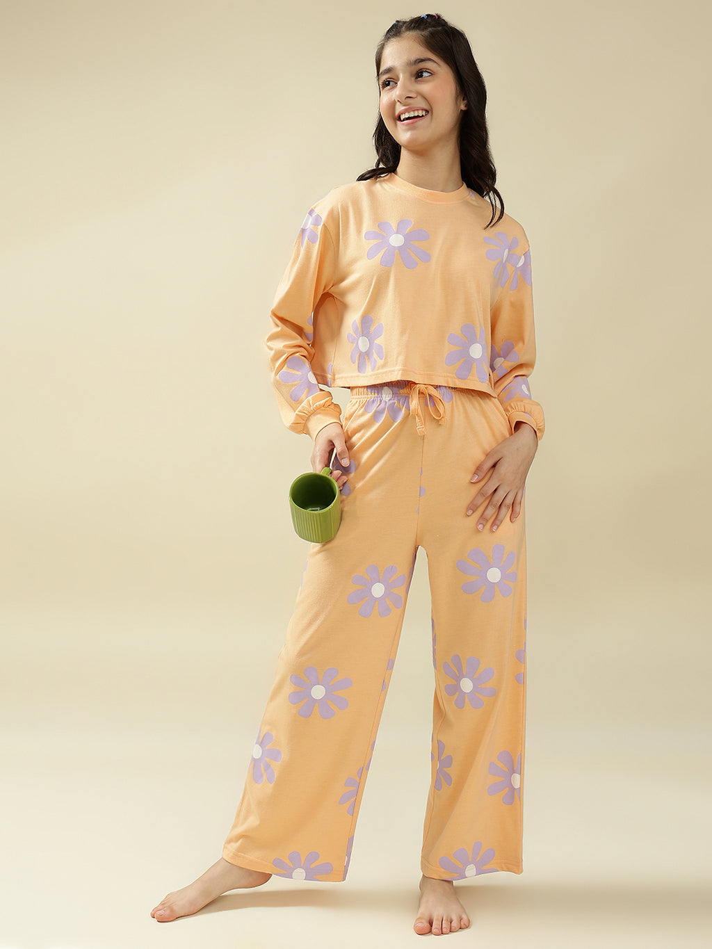 Lil Tomatoes Girls Cotton Night Suits