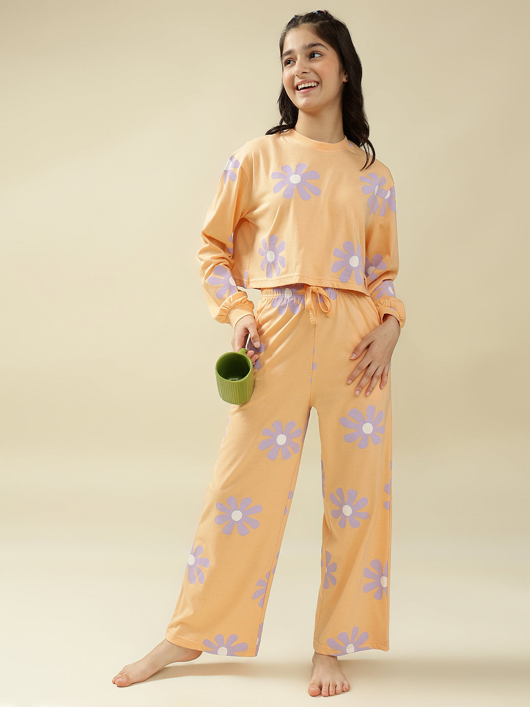 Lil Tomatoes Girls Cotton Night Suits