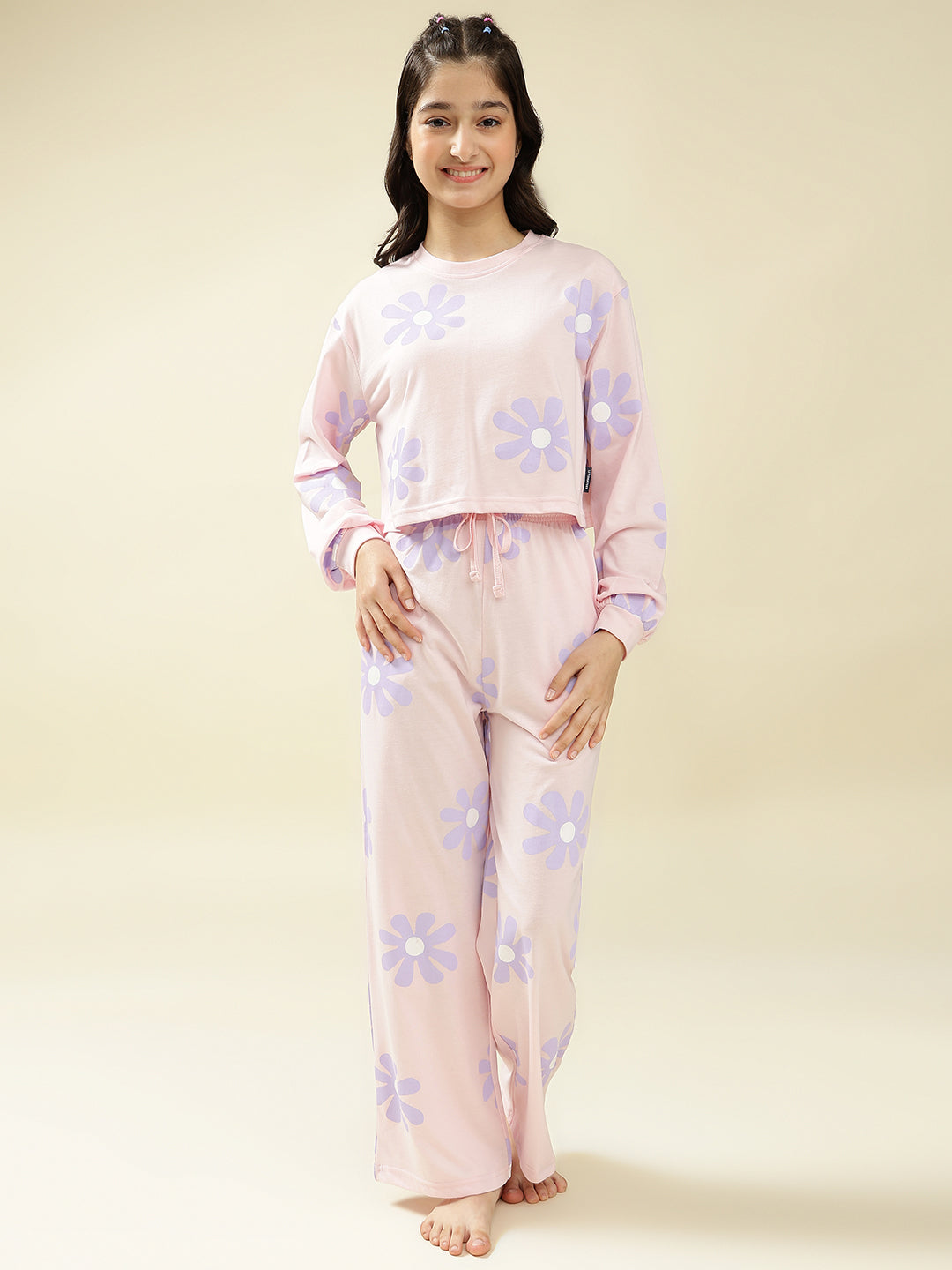 Lil Tomatoes Girls Cotton Night Suits