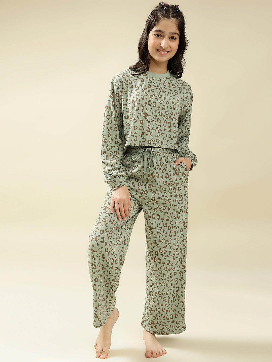 Lil Tomatoes Girls Cotton Night Suits