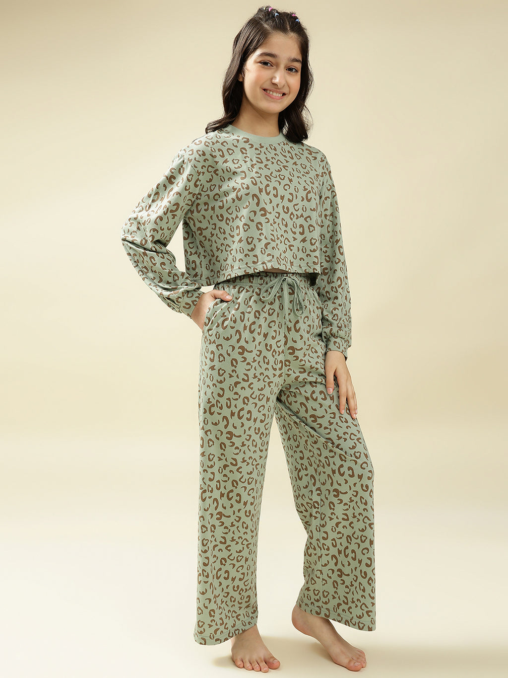 Lil Tomatoes Girls Cotton Night Suits