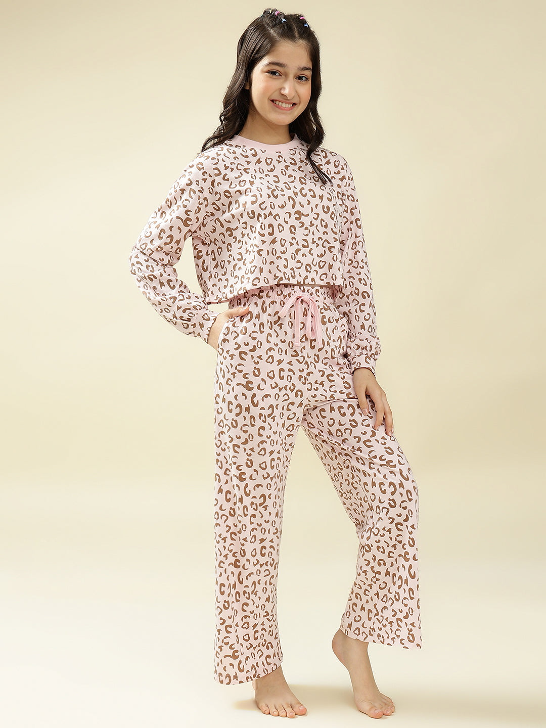 Lil Tomatoes Girls Cotton Night Suits