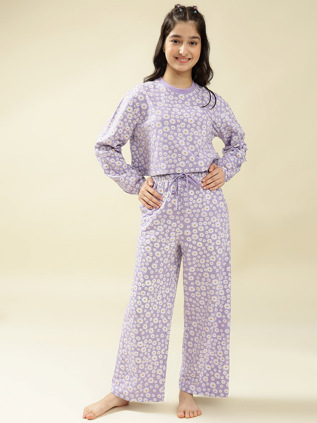 Lil Tomatoes Girls Cotton Night Suits