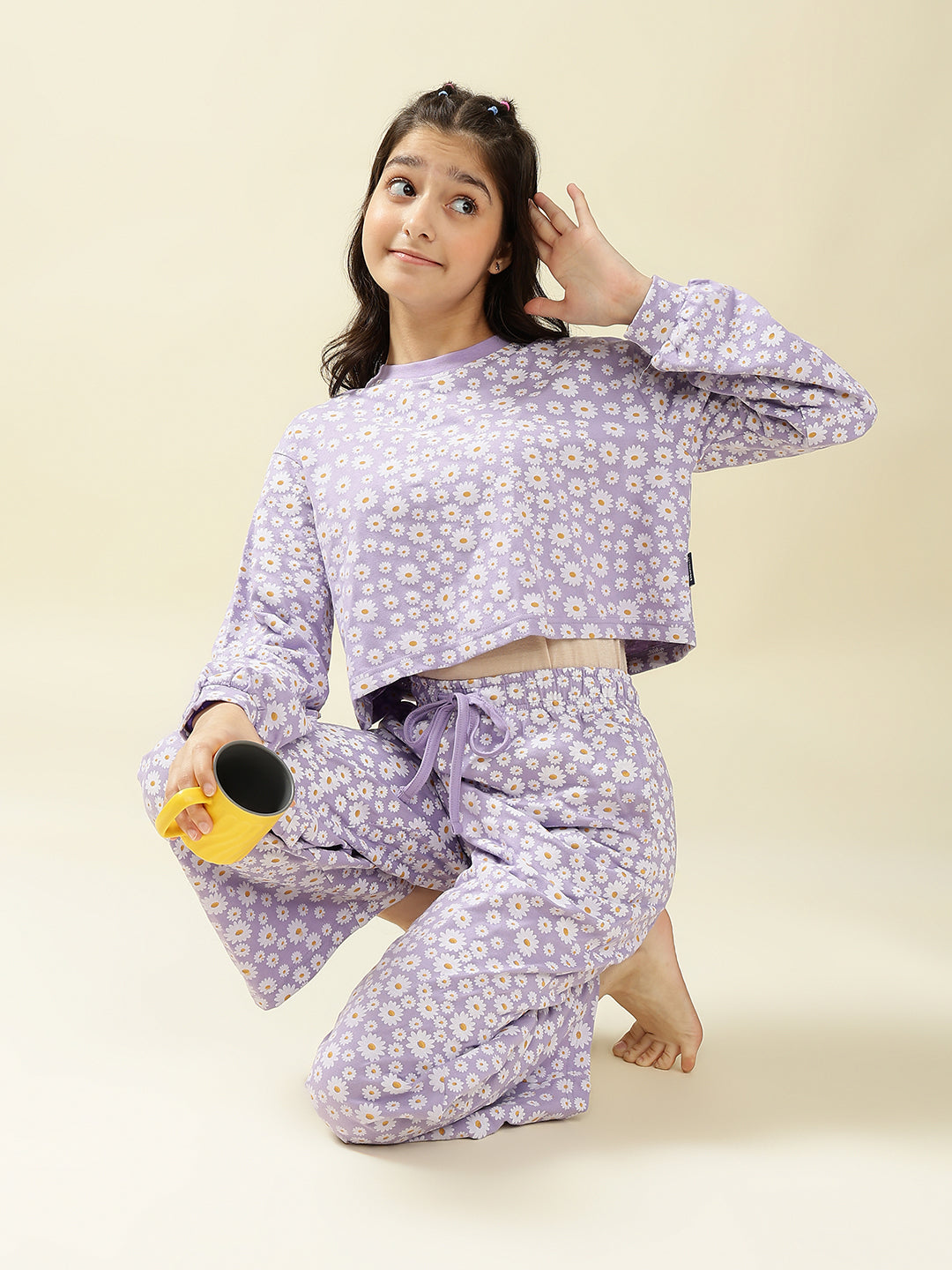 Lil Tomatoes Girls Cotton Night Suits