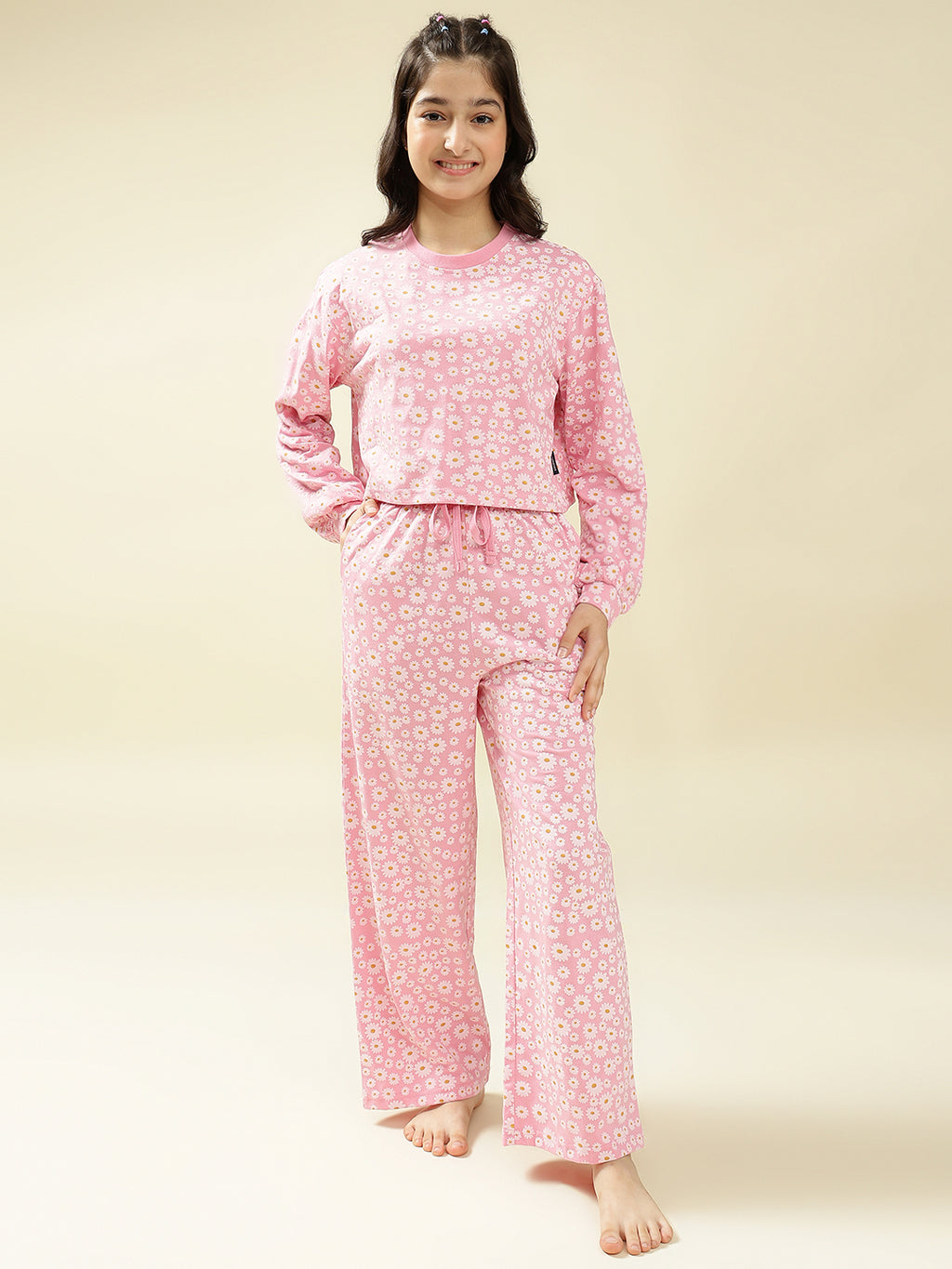 Lil Tomatoes Girls Cotton Night Suits