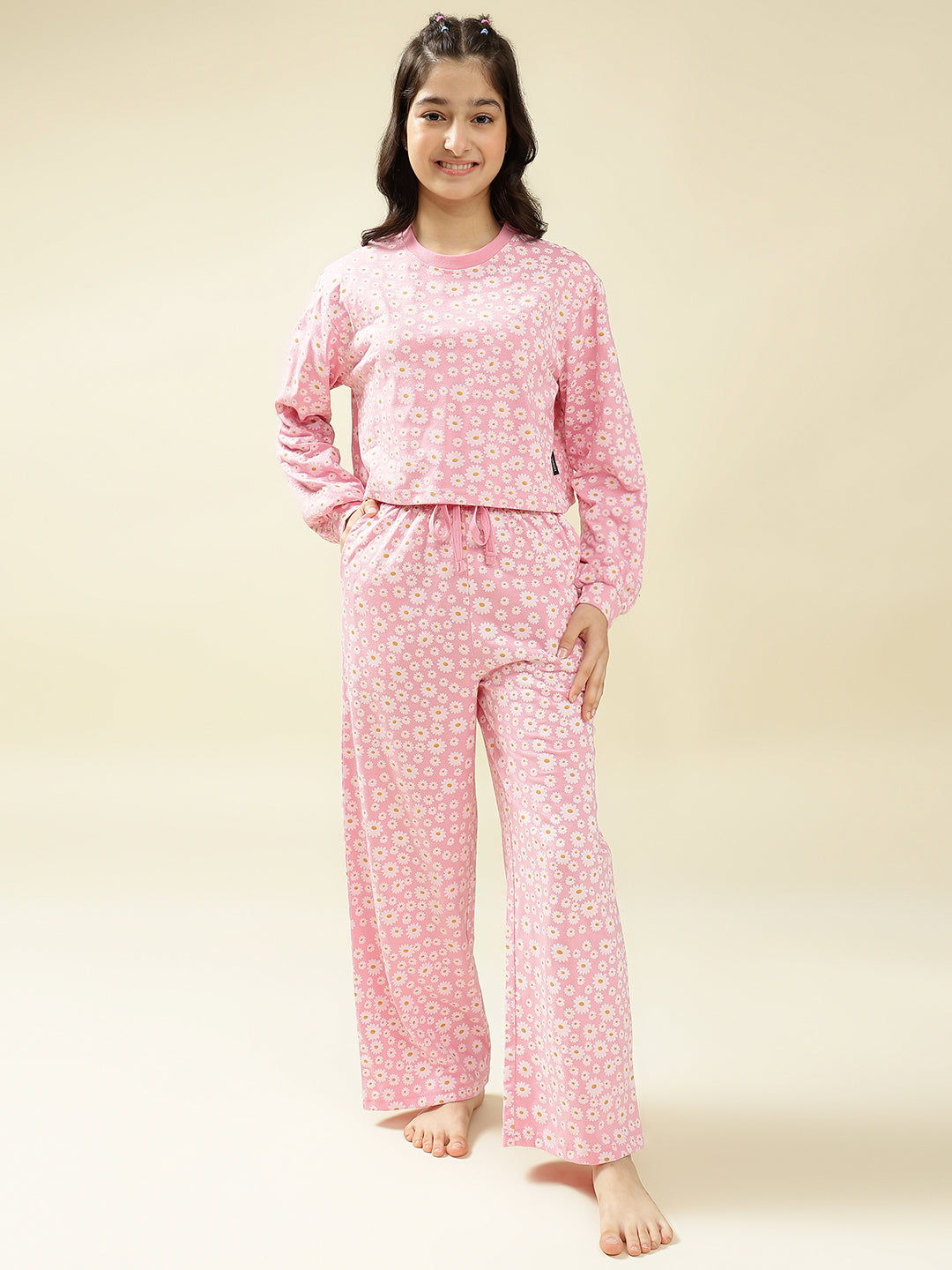 Lil Tomatoes Girls Cotton Night Suits