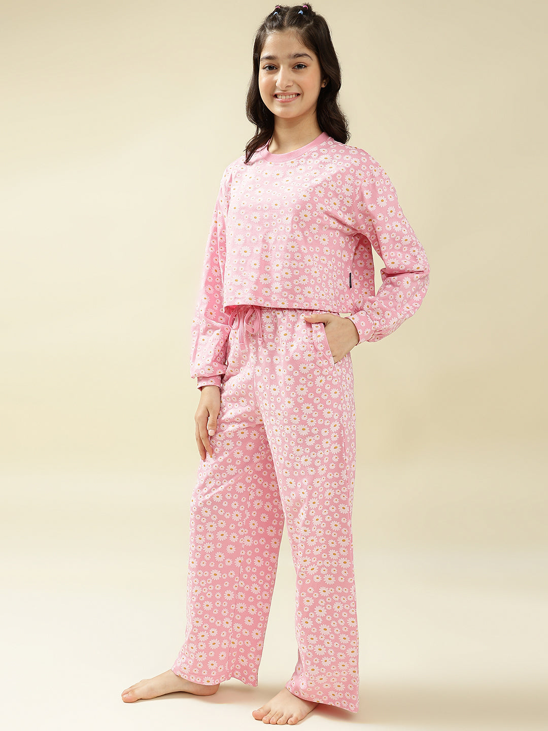 Lil Tomatoes Girls Cotton Night Suits
