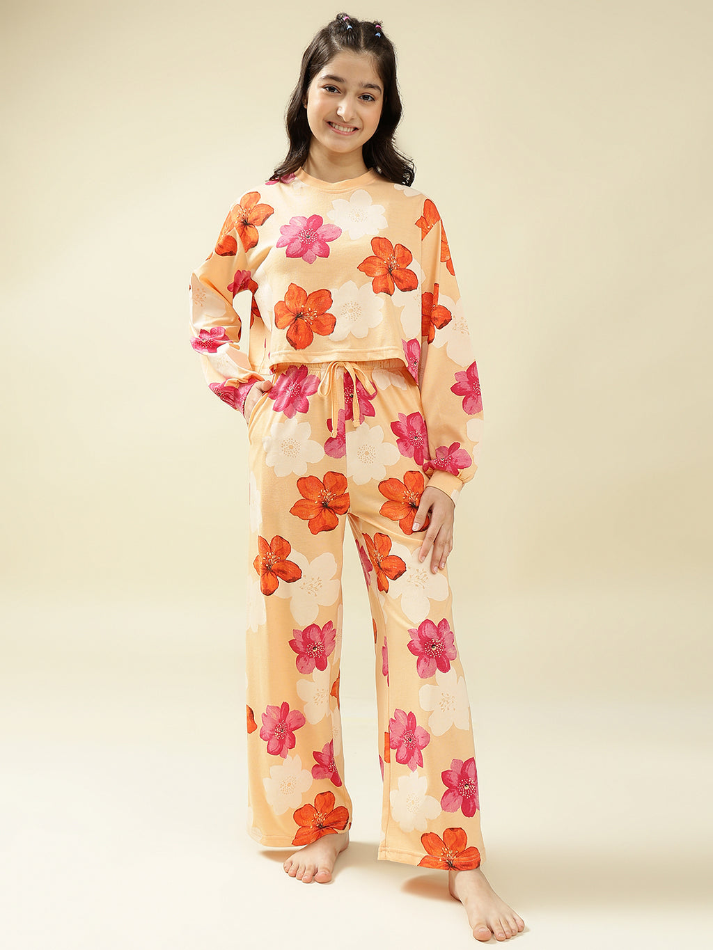 Lil Tomatoes Girls Cotton Night Suits