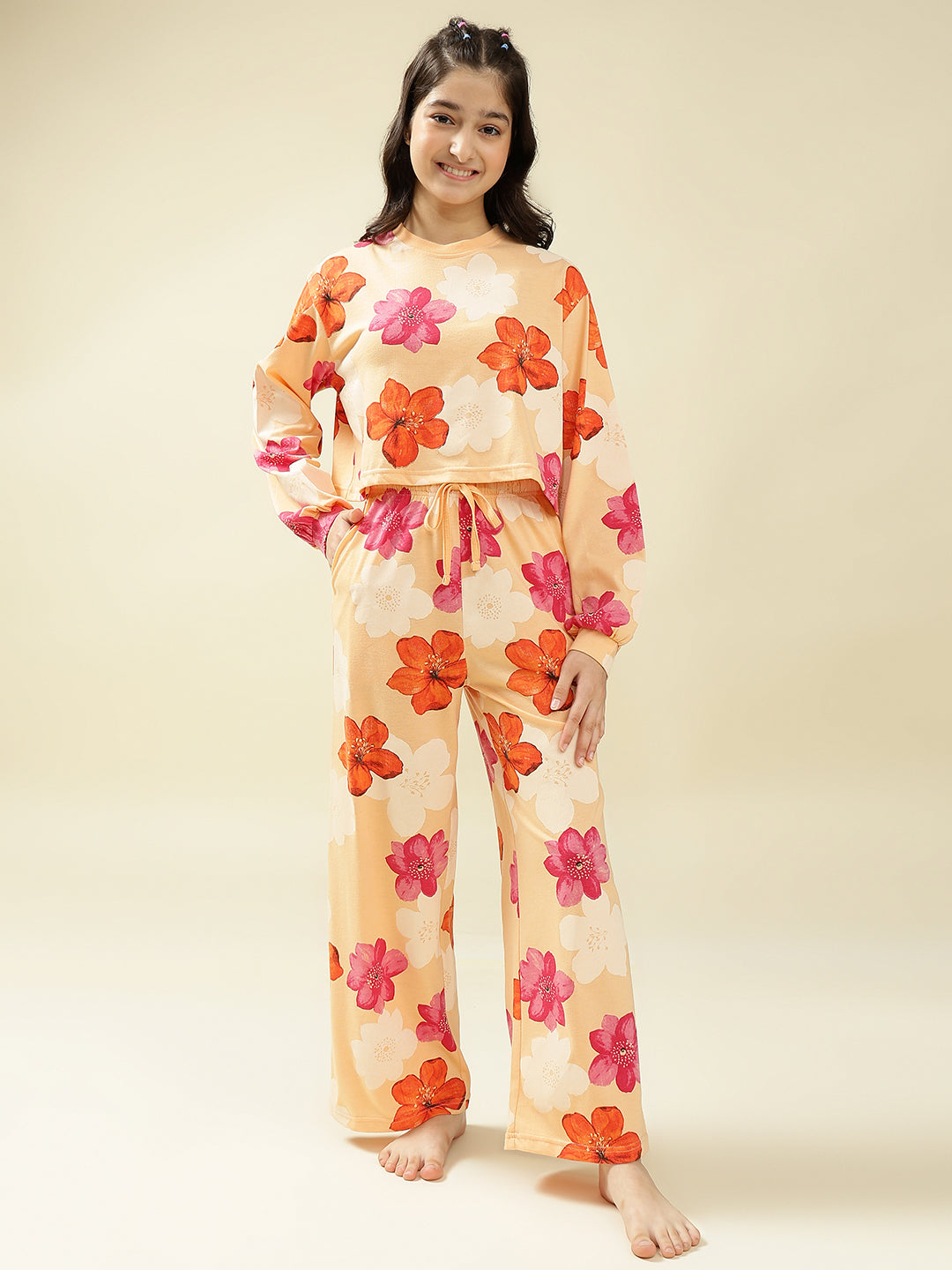 Lil Tomatoes Girls Cotton Night Suits