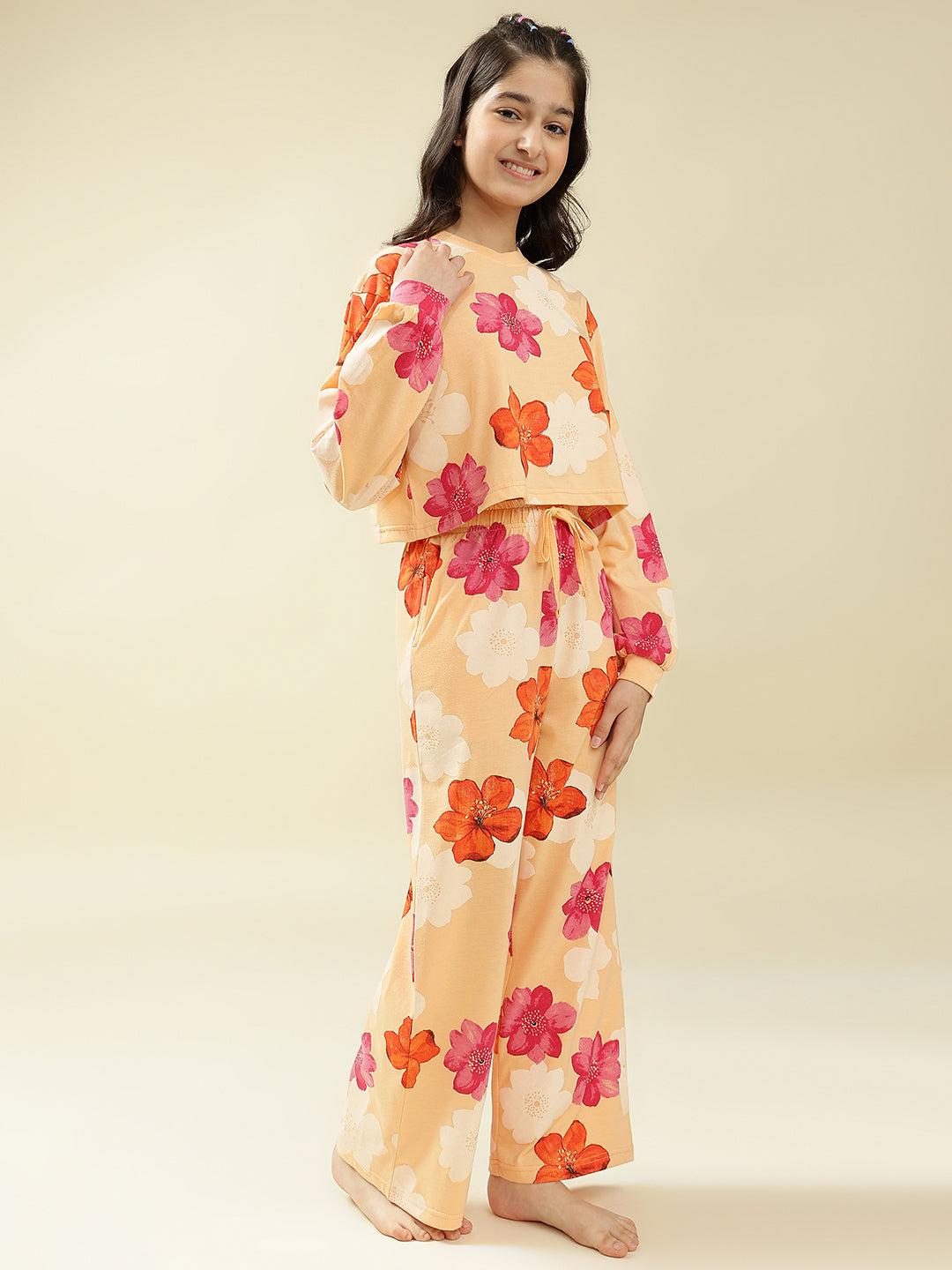 Lil Tomatoes Girls Cotton Night Suits