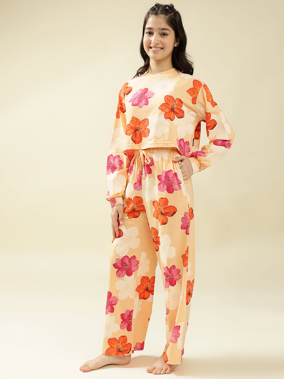 Lil Tomatoes Girls Cotton Night Suits