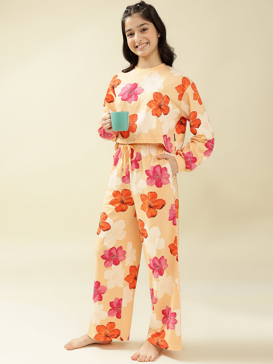Lil Tomatoes Girls Cotton Night Suits
