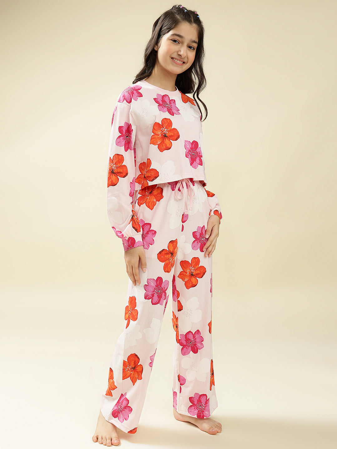 Lil Tomatoes Girls Cotton Night Suits