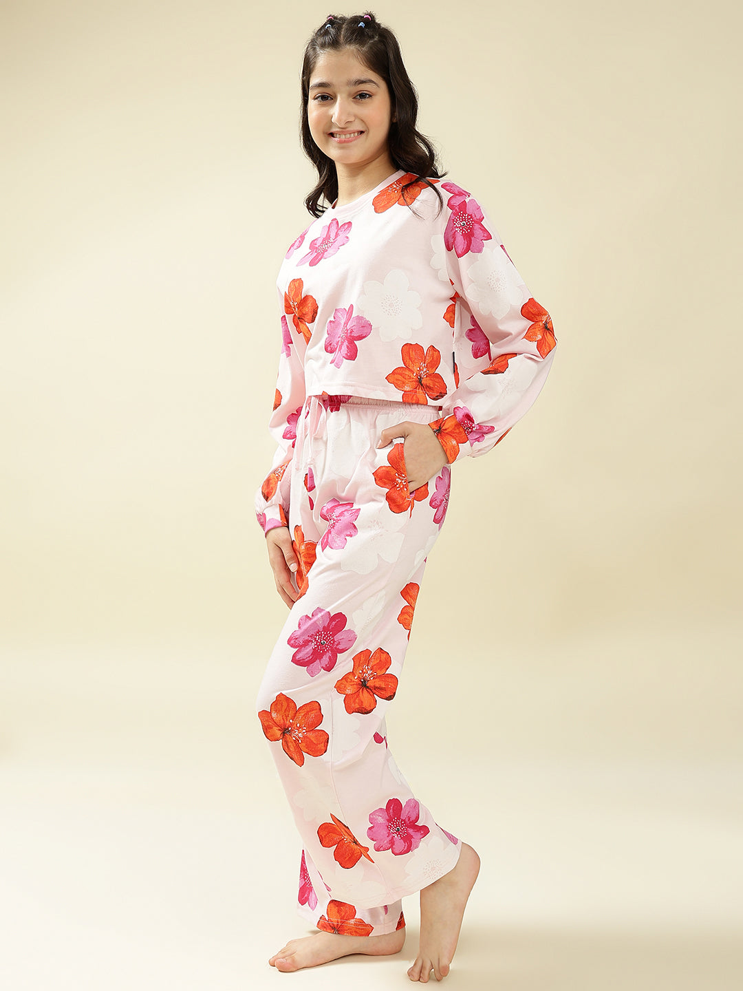 Lil Tomatoes Girls Cotton Night Suits