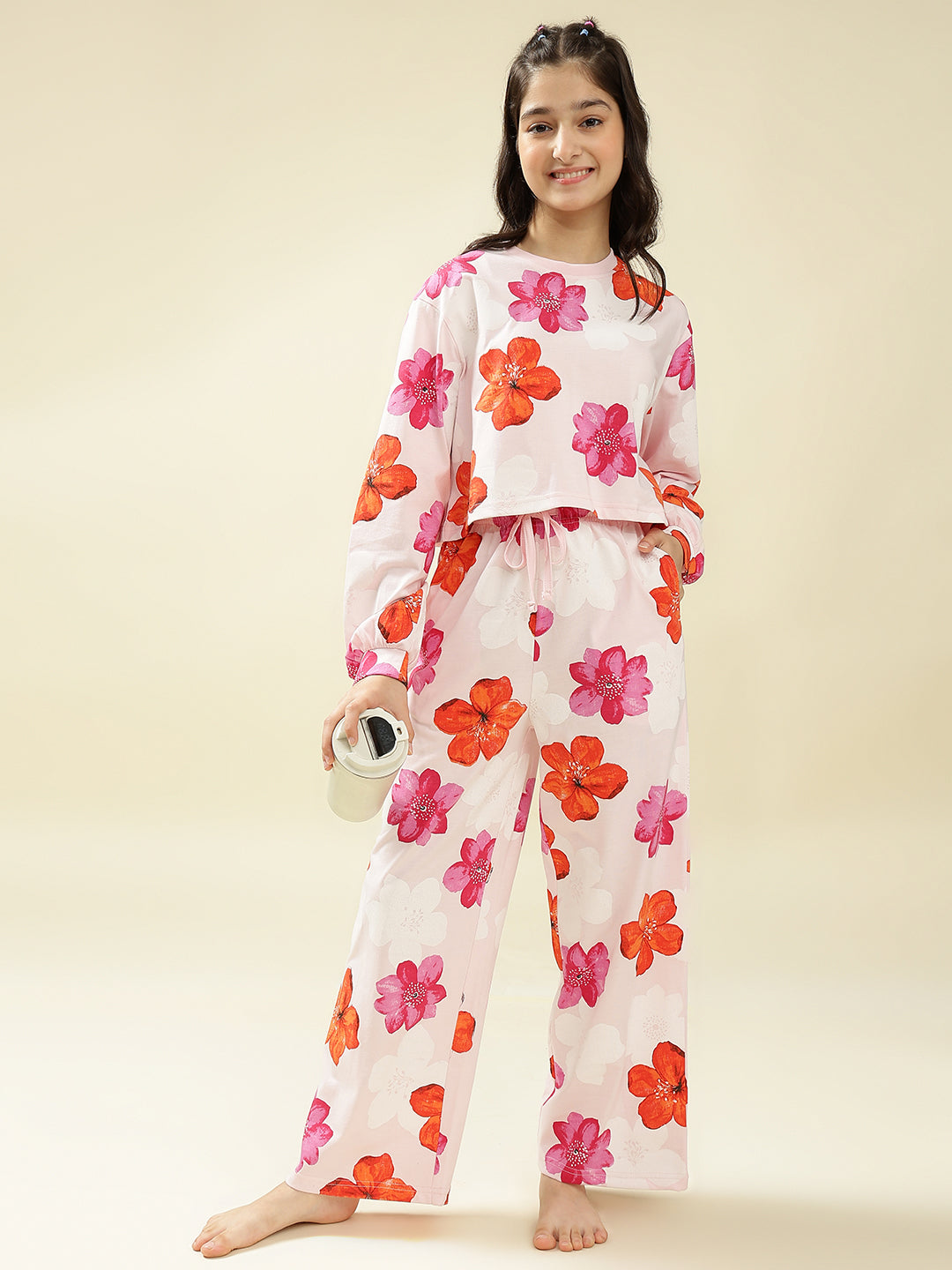 Lil Tomatoes Girls Cotton Night Suits