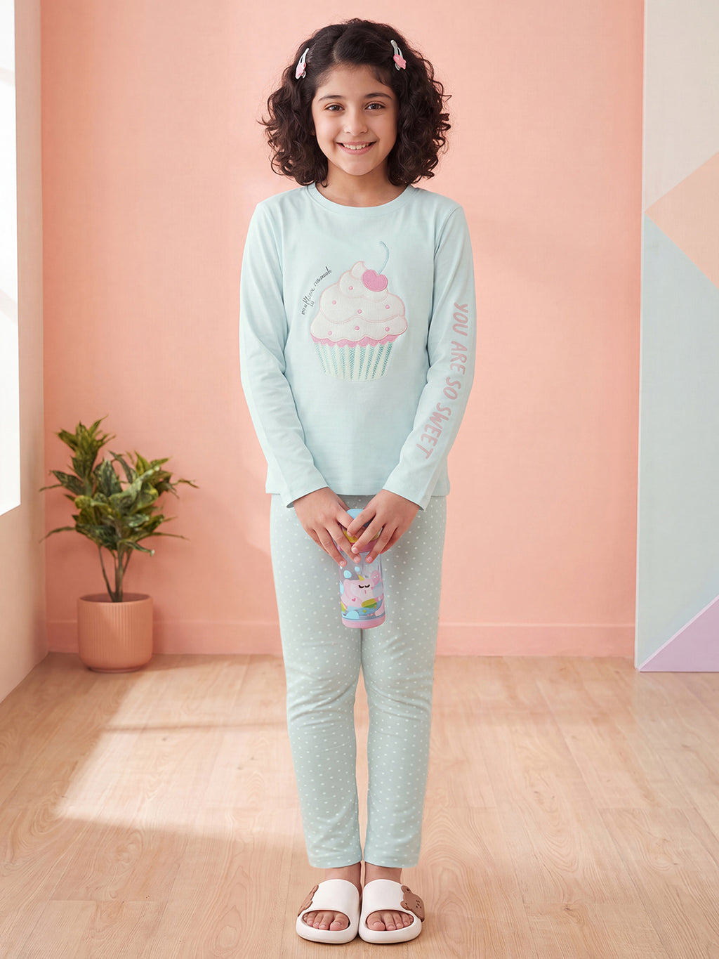 Lil Tomatoes Girls Cotton Night Suits
