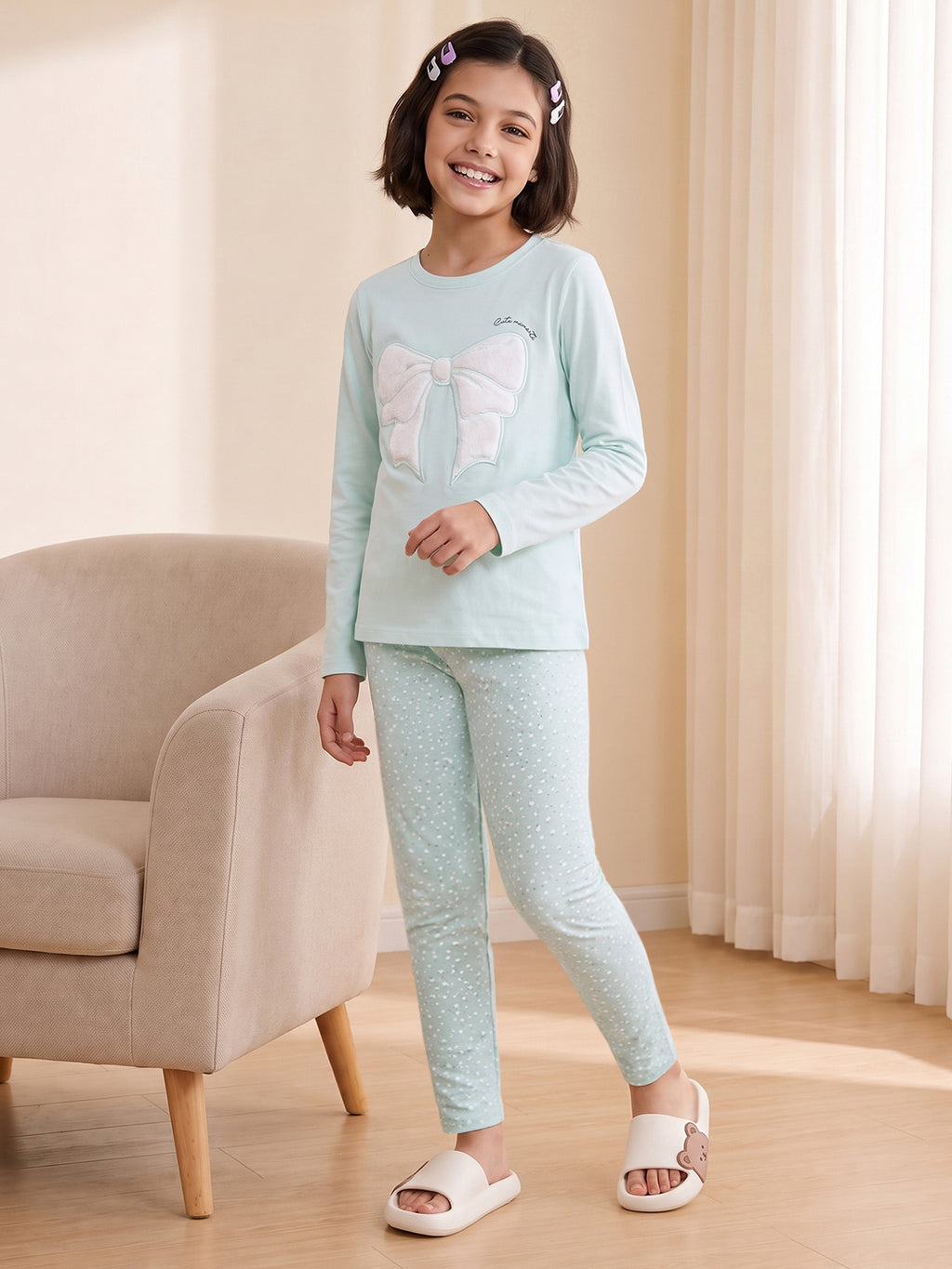 Lil Tomatoes Girls Cotton Night Suits