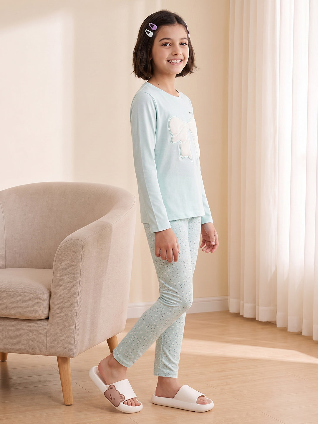 Lil Tomatoes Girls Cotton Night Suits